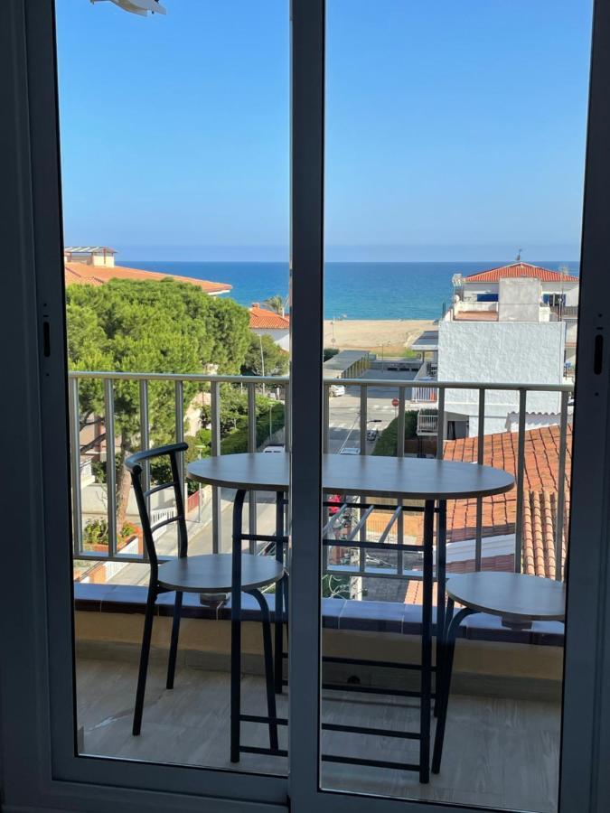 Acogedor Estudio En La Playa, Con Vistas Al Mar, Y Piscina Comunitaria Сан-Сальвадор Экстерьер фото